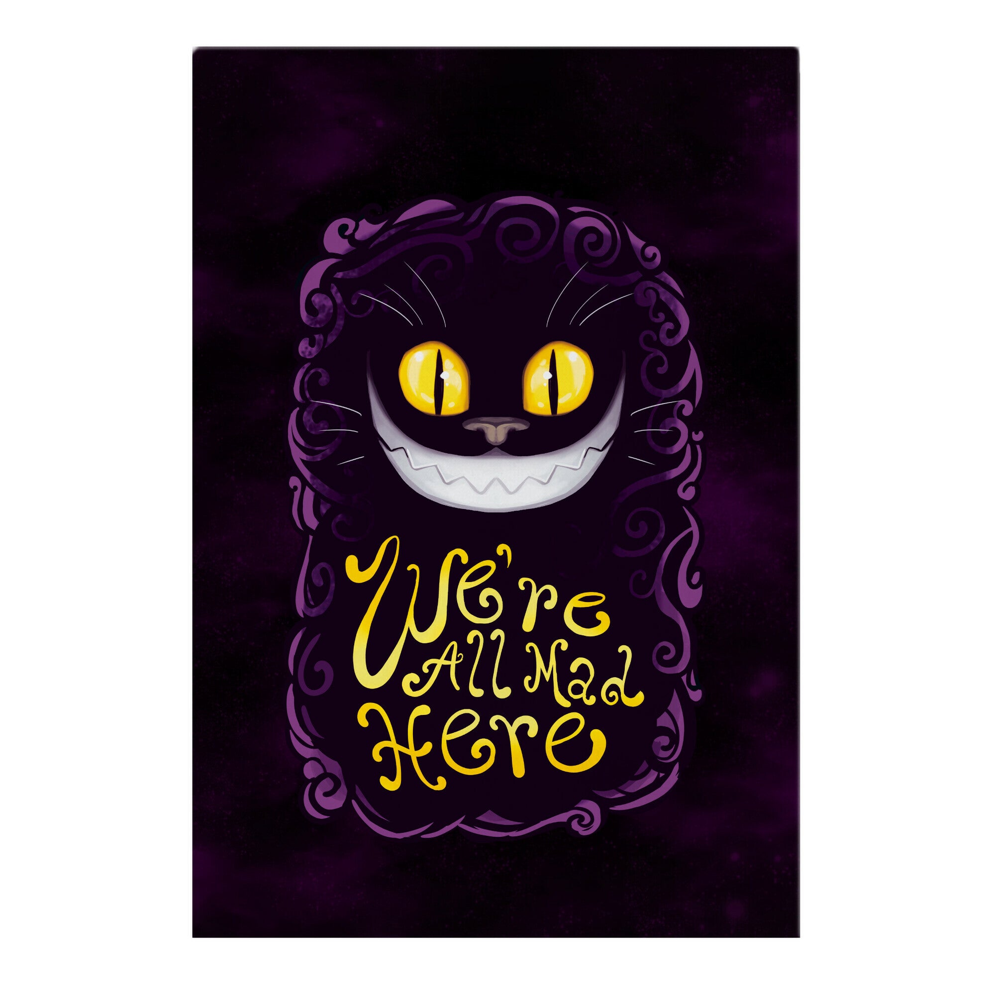 We're All Mad Here Garden Flag